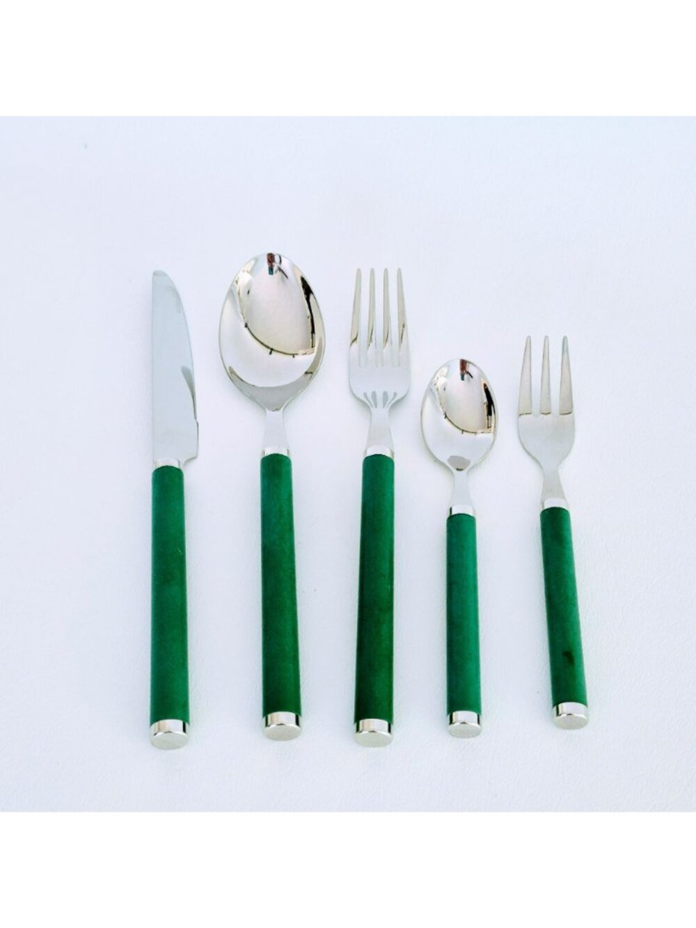 Villeroy & Boch "Play Green Garden" 5 Piece Flatware Set, 18/10 Stainless, Italy - Picture 2 of 6